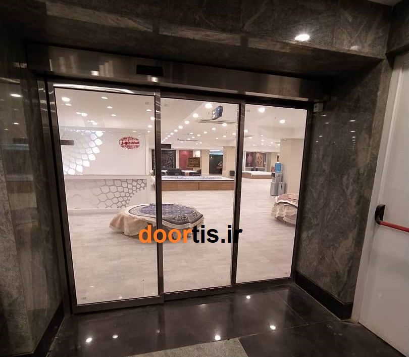 درب اتوماتیک شیشه ای اسلایدینگ